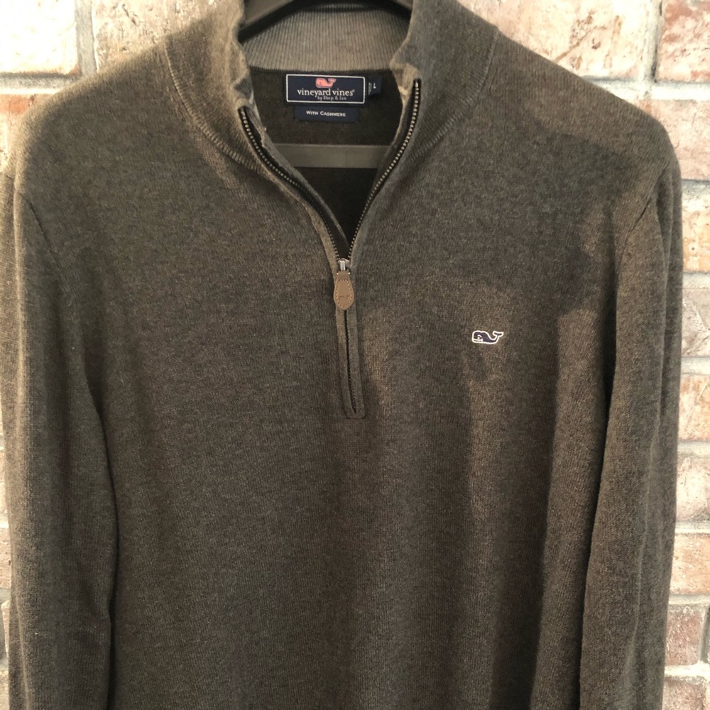 vineyard vines Palm Beach Quarter Zip Sweater
